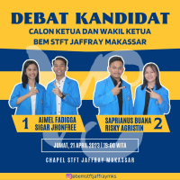 Pemilihan Ketua & Wakil Ketua BEM STFT Jaffray Makassar 2023